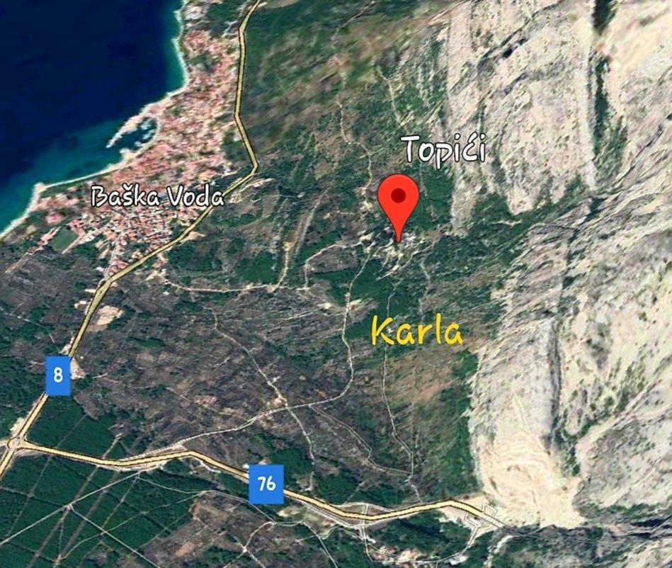 فيلا Karla Planinska Kuca Baška Voda المظهر الخارجي الصورة